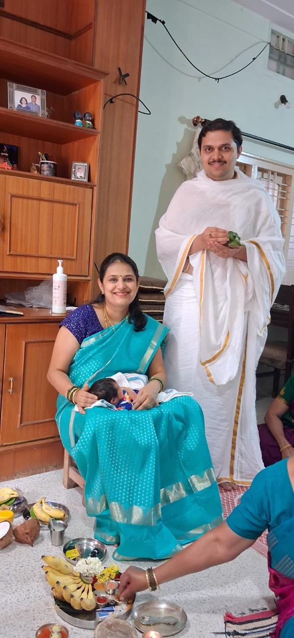 Happy mother with her baby