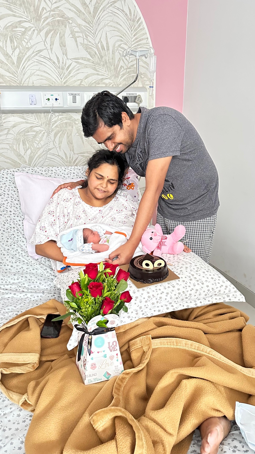 Happy mother with her baby